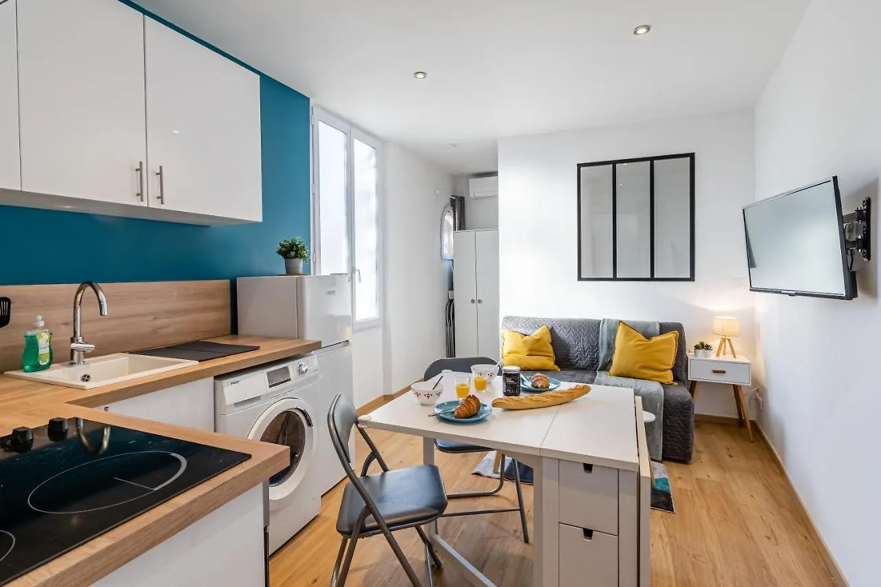 Logement Entier T1Bis, 4Personnes, Climatise,Calme contacts